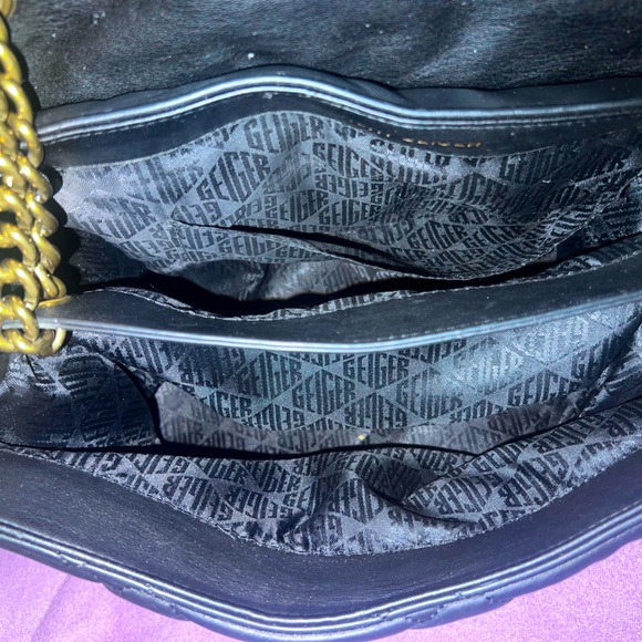 Kurt Geiger Black Quilted Leather Shoulder Bag - Picture 11 of 12